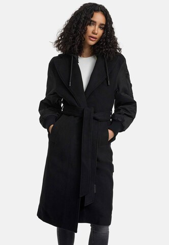 Cappotto di mezza stagione 'Tjadee 16' di MARIKOO in nero: frontale