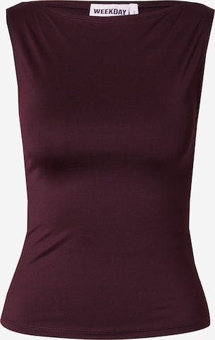 Top 'Annie' di WEEKDAY in lilla: frontale