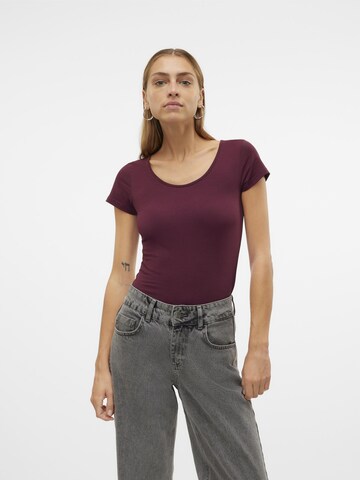 T-shirt 'MAXI' VERO MODA en rouge : devant