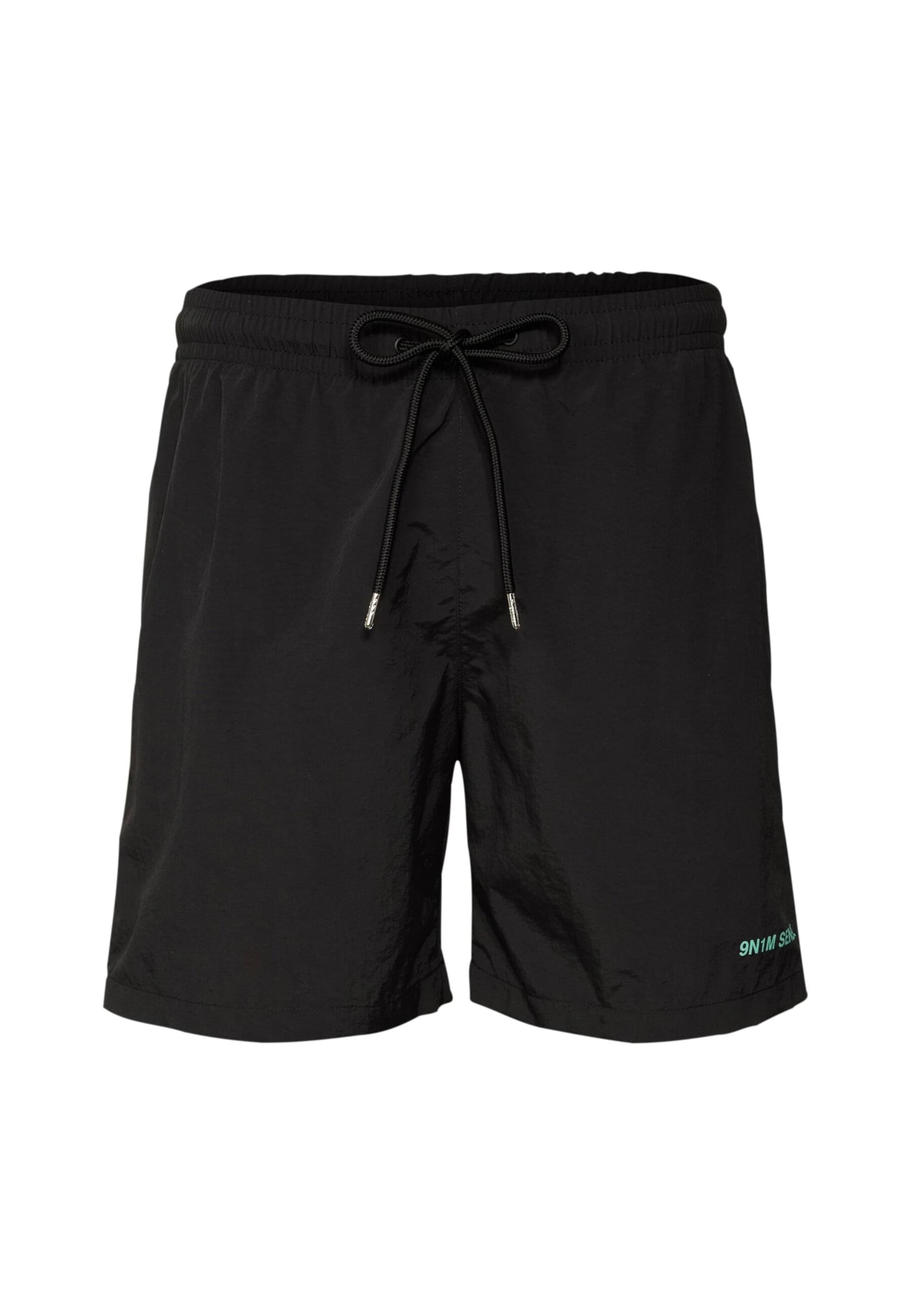 9N1M SENSE Swimming shorts 'Essential' in Black: front