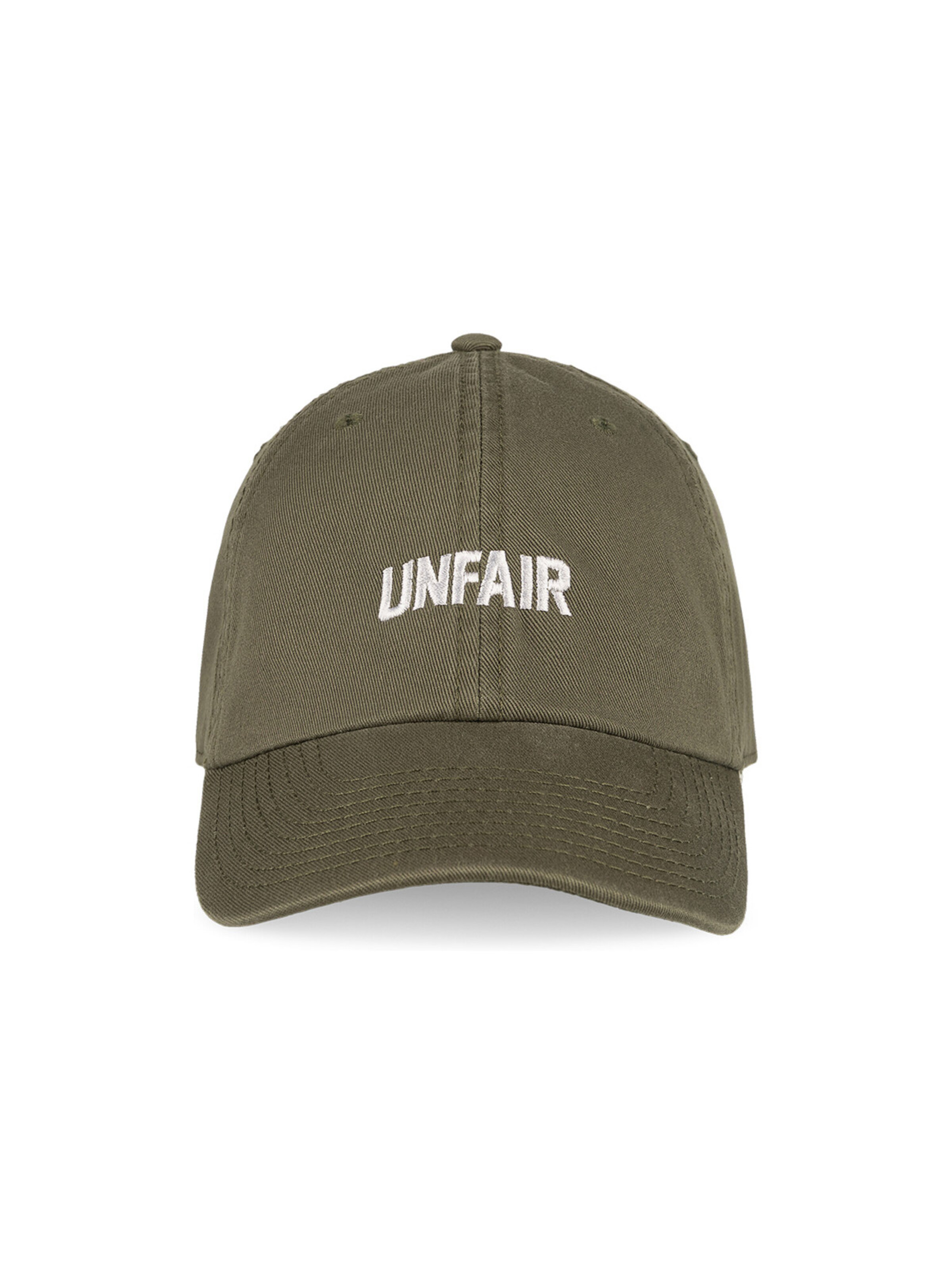 Unfair Athletics Cap 'Unfair' in Green: front