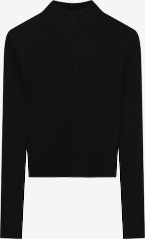 Pull&Bear Shirt in Zwart: voorkant