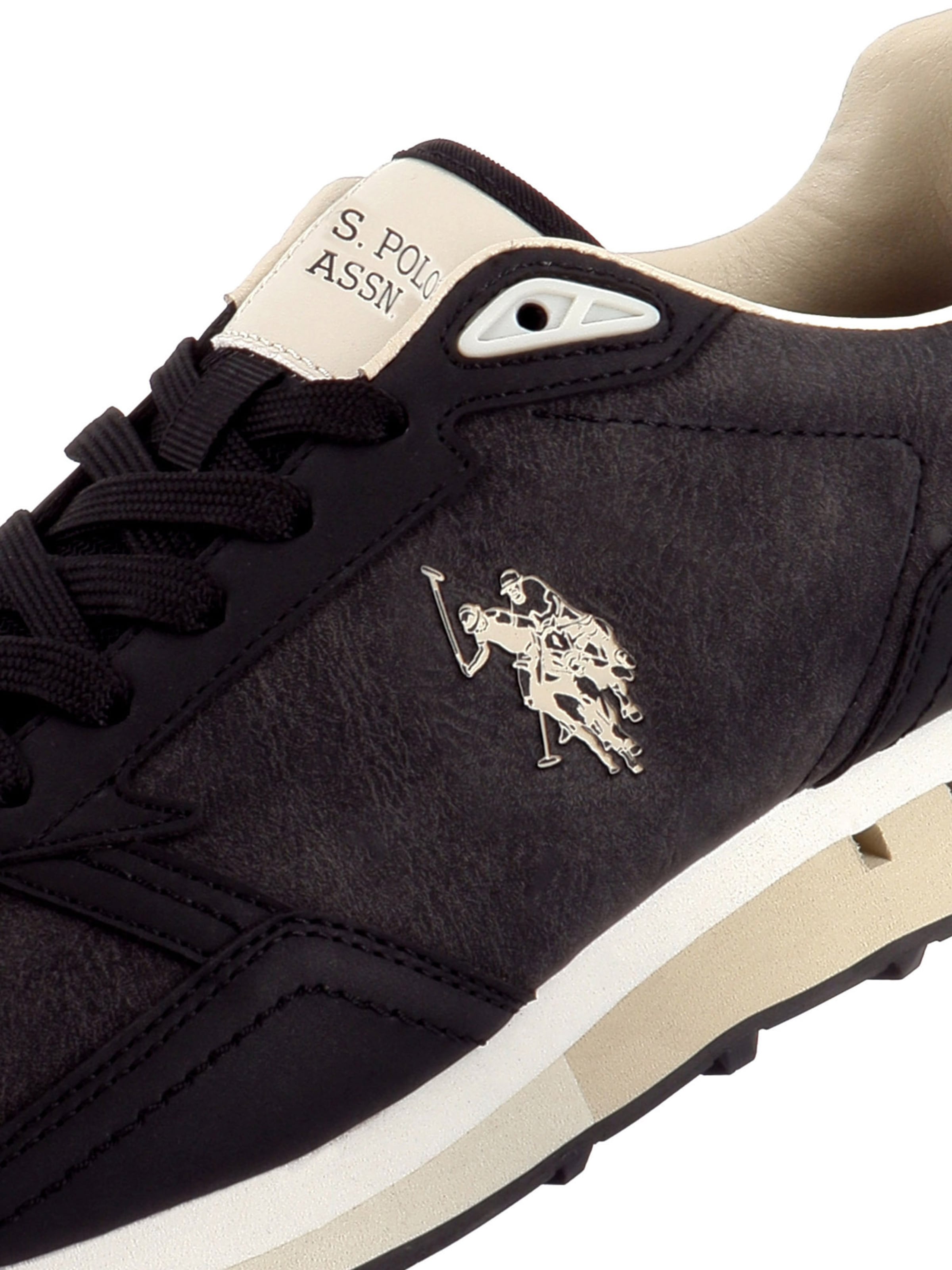 Baskets basses 'April' US POLO ASSN. en noir