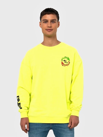 elho Sweatshirt in Yellow: front