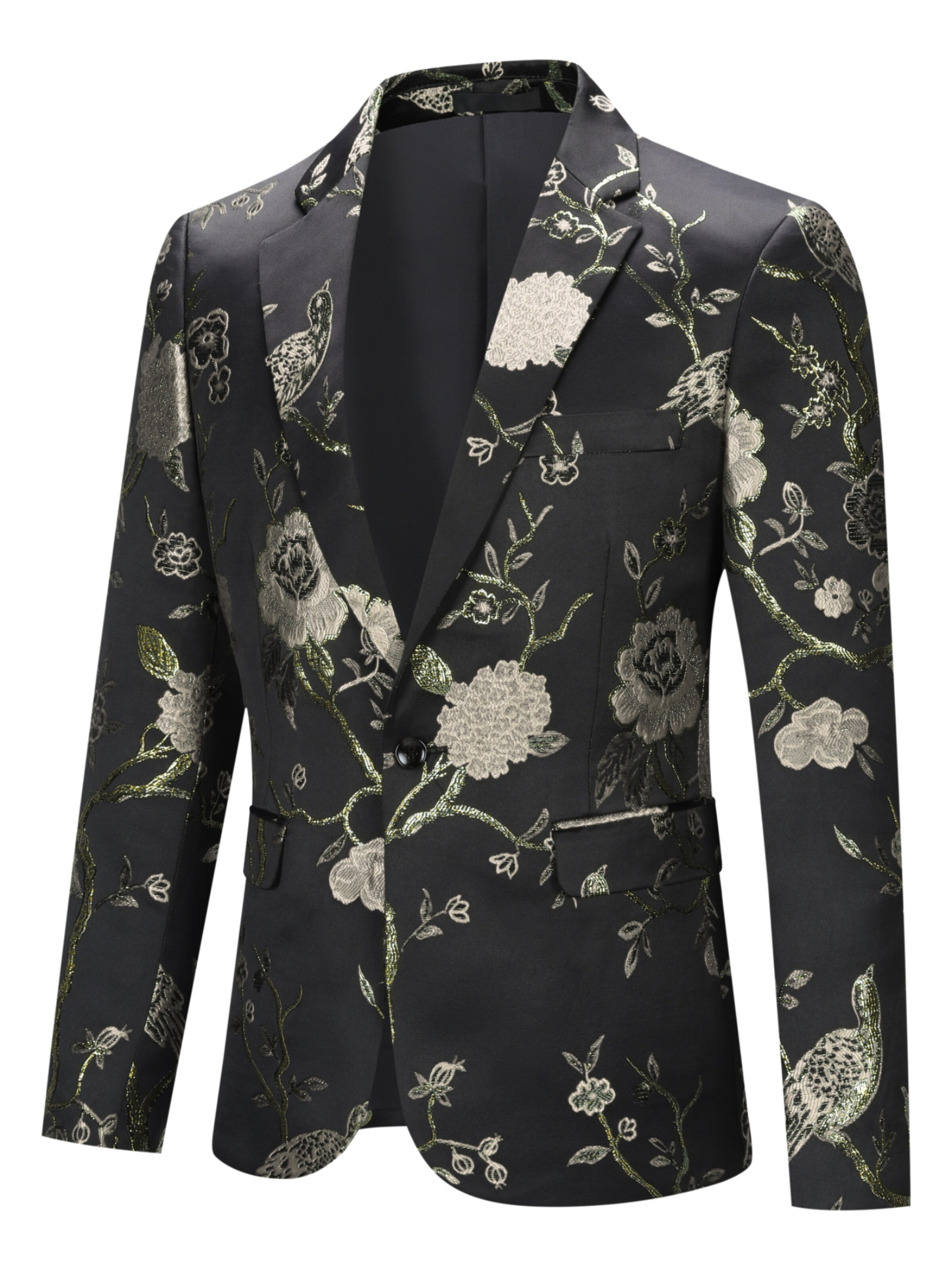 Youthup Slim fit Suit Jacket in Black