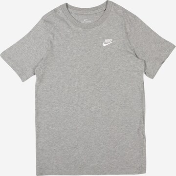 Nike Sportswear Футболка в Серый: спереди