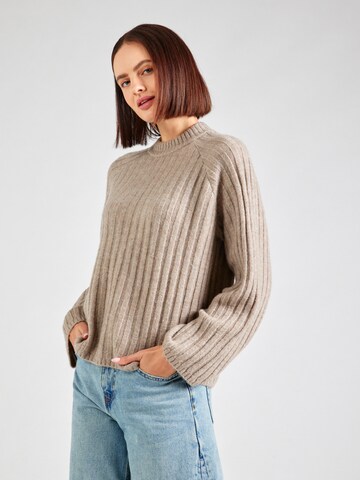 b.young Sweater in Beige: front