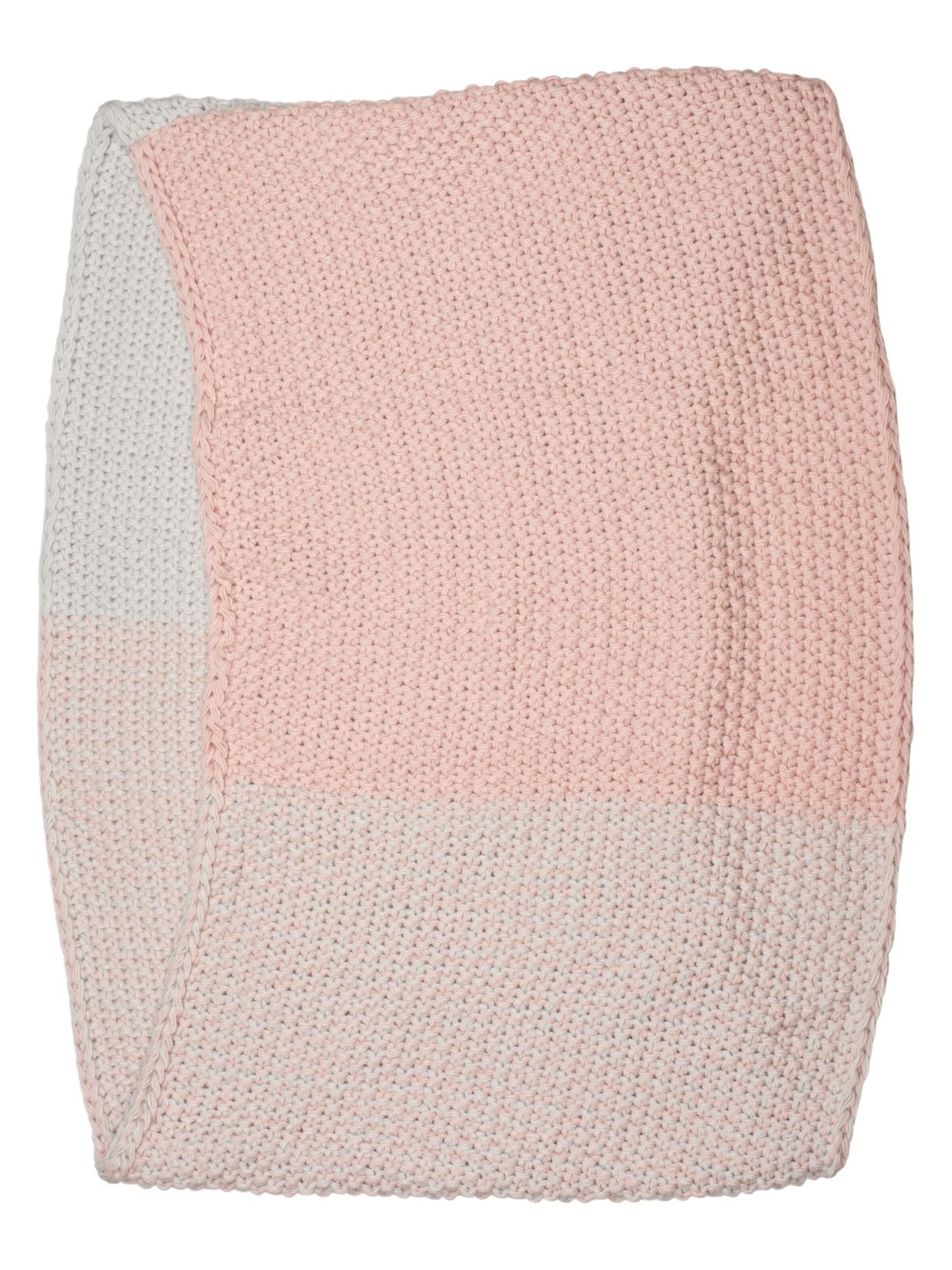 styleBREAKER Schlauchschal '2-Farbiges Ombré Strick Loop'‌‌‌‌‌‌‌‌‌ in Pink