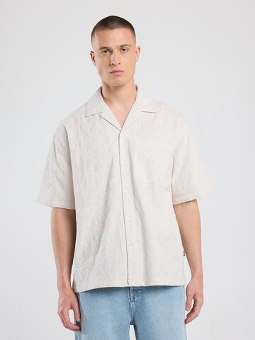 Coupe regular Chemise America Today en beige : devant