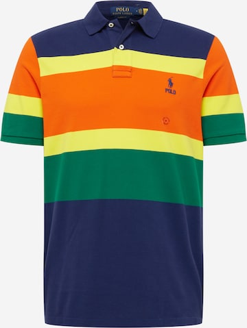 Tricou de la Polo Ralph Lauren pe albastru: față