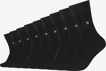 Chaussettes s.Oliver en noir : devant