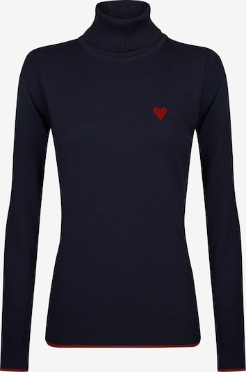Felix Hardy Pullover in navy / rot, Produktansicht