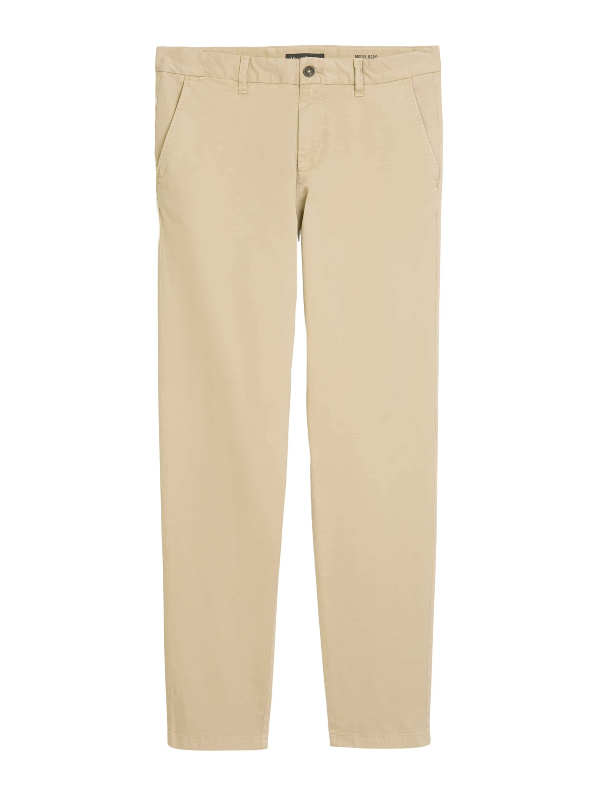 Marc O'Polo Tapered Chino Pants 'Osby' in Beige: front