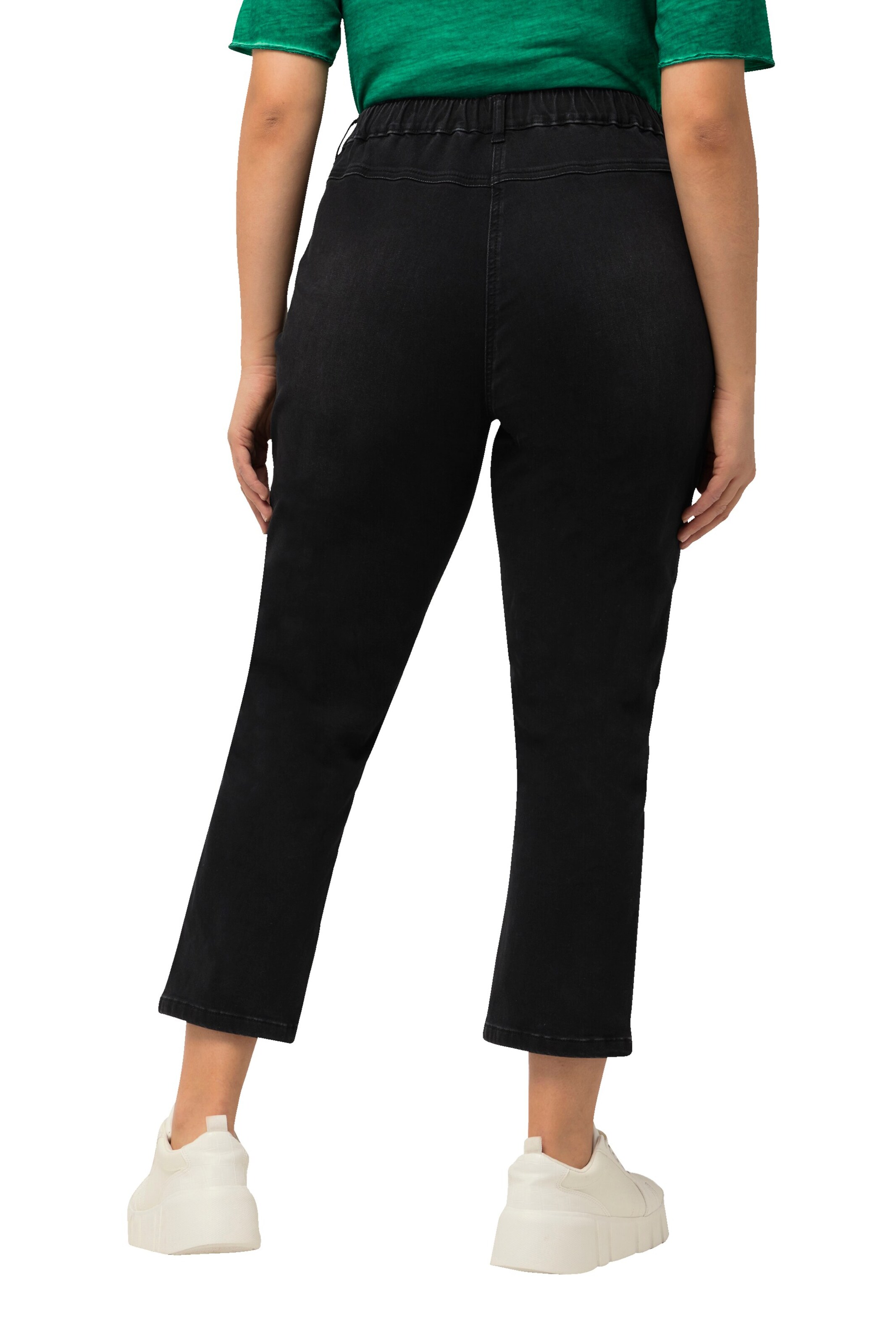 Ulla Popken Slim fit Jeans in Black