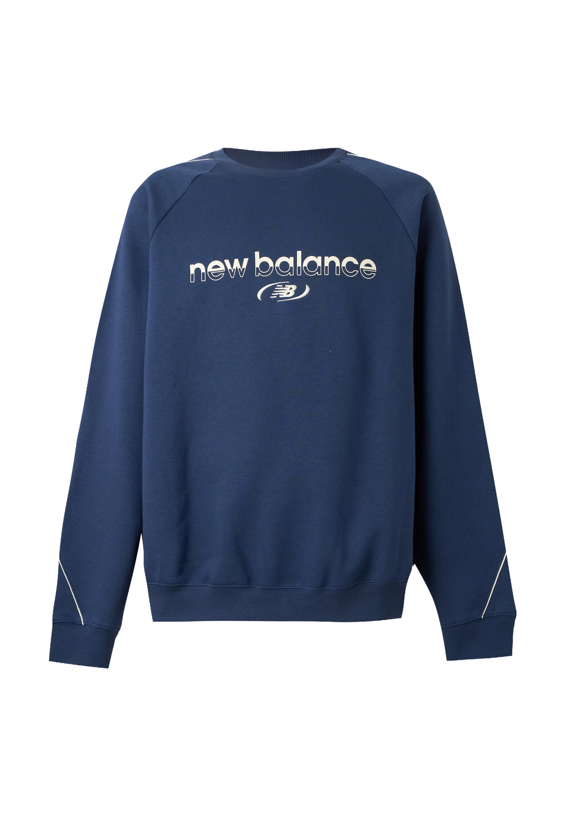 new balance Bluzka sportowa w kolorze niebieski: przód