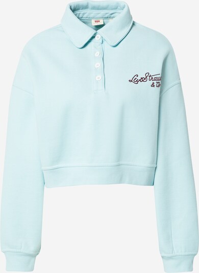 LEVI'S ® Sweatshirt 'Graphic Cropped Stevie' i azur / burgunder, Produktvy