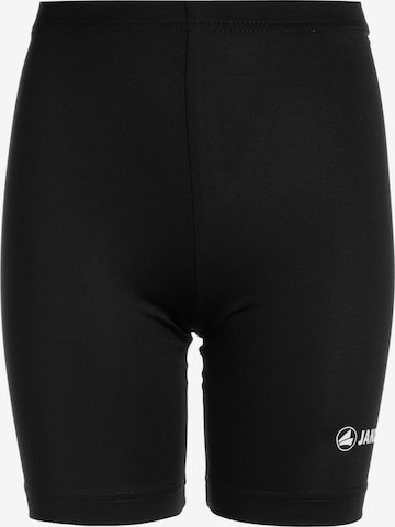 JAKO Skinny Sportshorts in Schwarz: predná strana