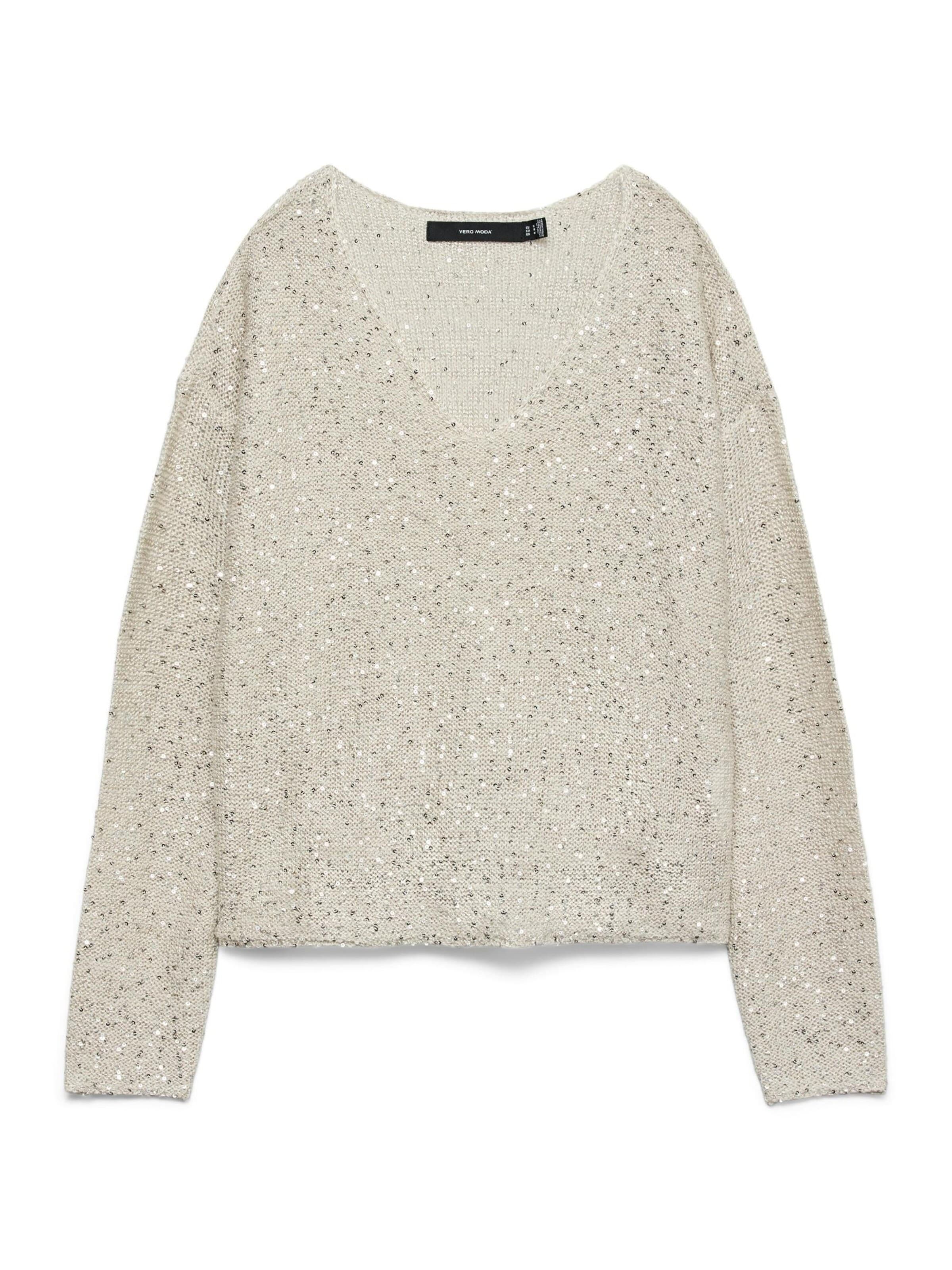 VERO MODA Trui 'Maglieria' in Wit: voorkant