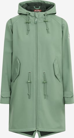 Veste fonctionnelle 'Island Friese' Derbe en vert : devant