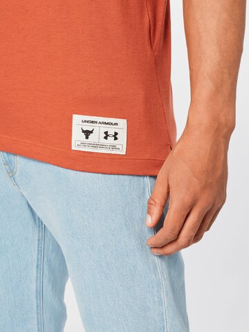 oranžs UNDER ARMOUR Sporta krekls 'Pjt Rock Show Your BSR'