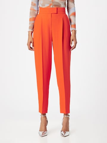 regular Pantaloni con piega frontale 'Tiroko' di BOSS Black in arancione: frontale