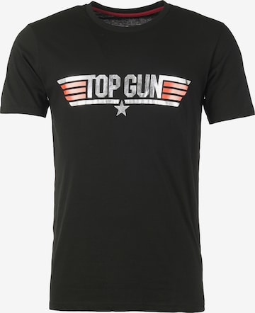 TOP GUN Shirt in Black: front