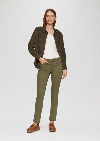 s.Oliver Slimfit Jeans 'Betsy' in Grün
