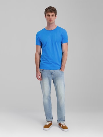 TIMEZONE Shirt 'Ripped' in Blue