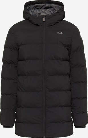 ICEBOUND Winter Coat in Black: front