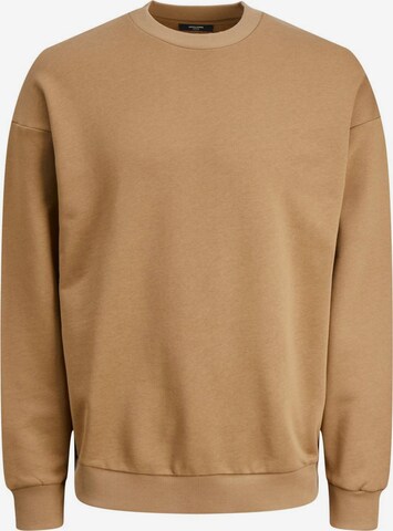 JACK & JONES Sweatshirt 'Kam' in Brown: front