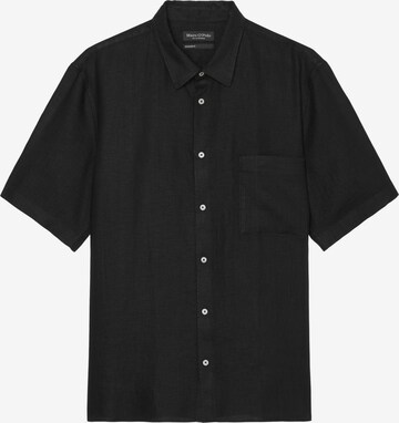 Marc O'Polo Comfort fit Button Up Shirt in Black: front