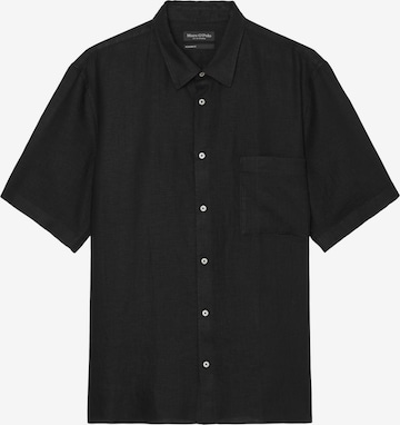 Marc O'Polo Comfort fit Overhemd in Zwart: voorkant