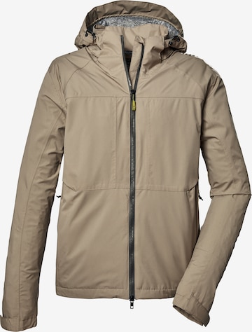 KILLTEC Outdoor jacket in Green: front