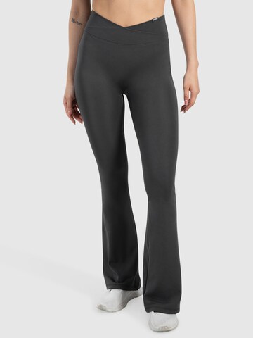 Smilodox Flared Leggings ' Leonora ' in Grey: front