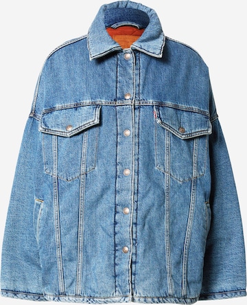 LEVI'S ® Overgangsjakke 'Fly Trucker' i blå: forside