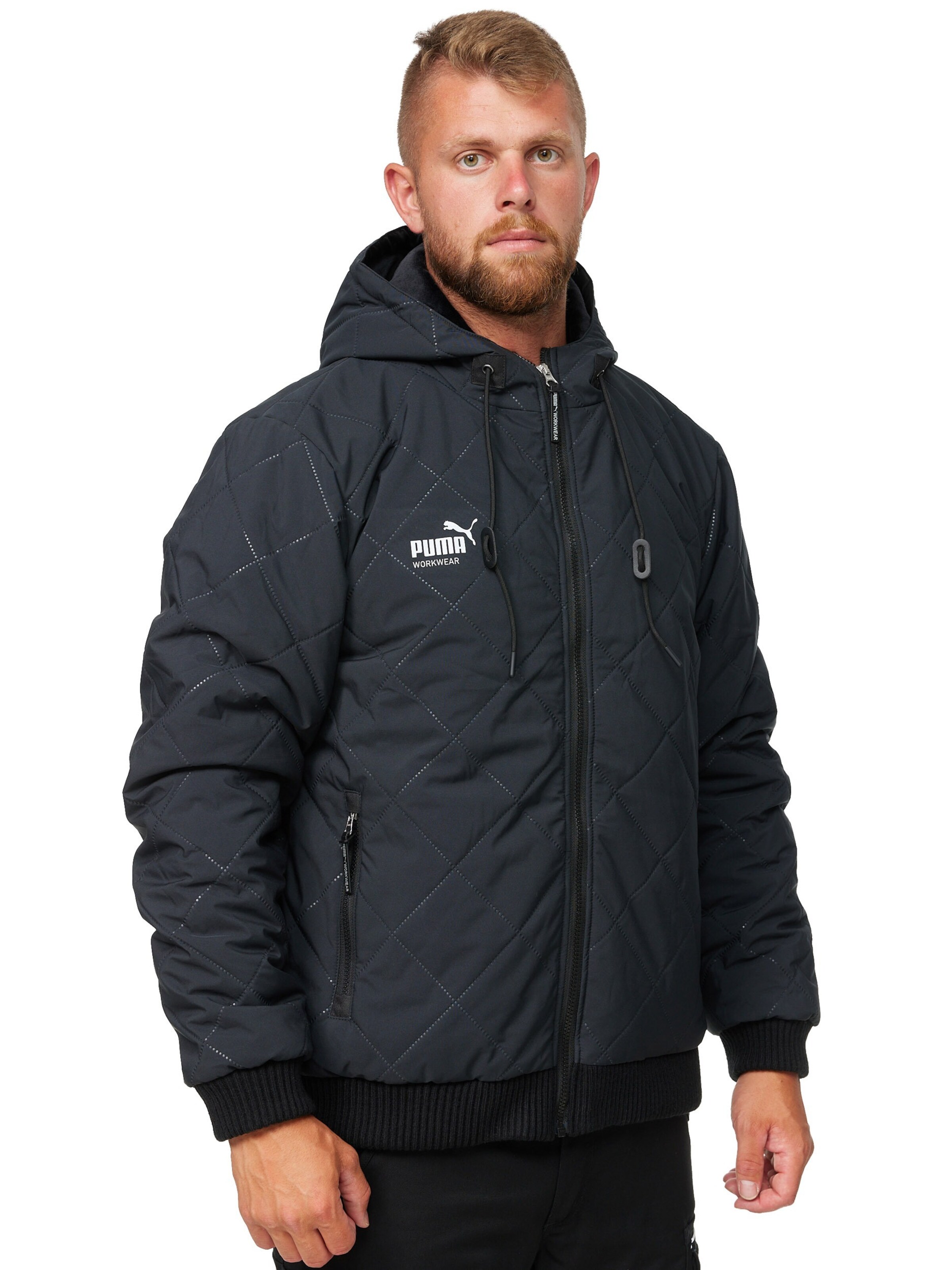 PUMA Workwear Winter Jacket in Black