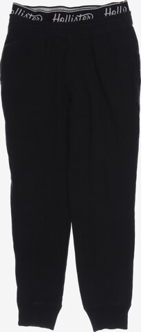 HOLLISTER Pants in S in Black: front