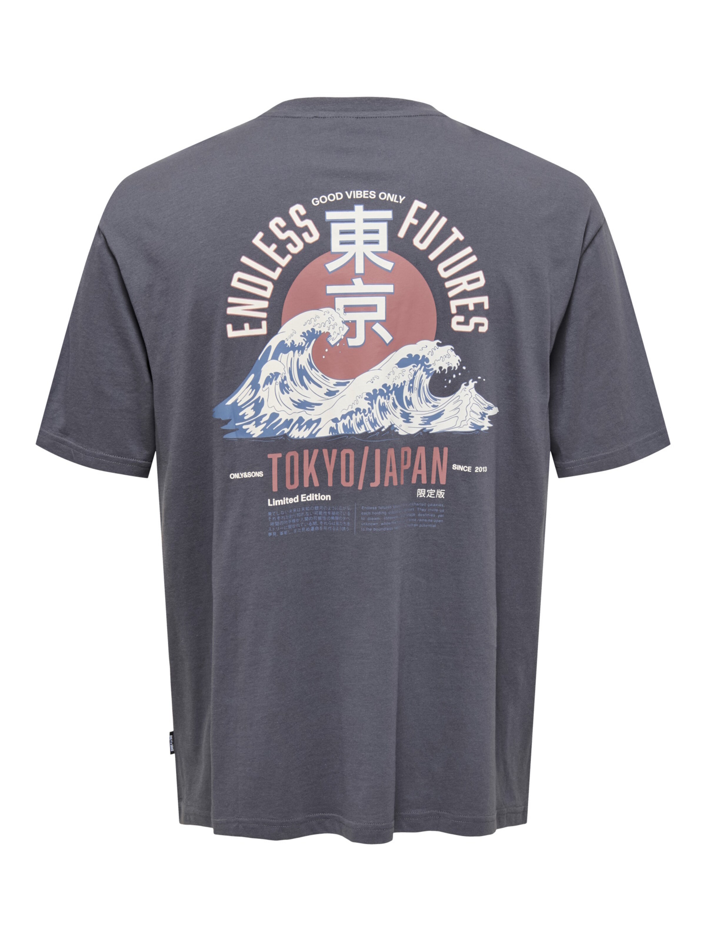 Only & Sons Shirt 'Keane' in Grey