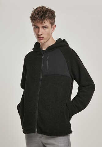 Urban Classics Between-Season Jacket in Black: front