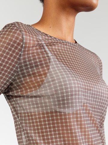 MSCH COPENHAGEN - Camiseta 'Janie Illenora' en marrón