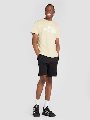 THE NORTH FACE T-Shirt 'WOODCUT DOME' in Beige