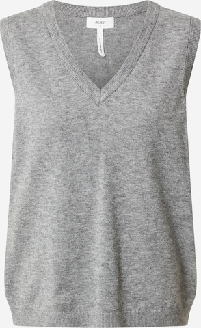 OBJECT Sweater 'Thess' in Grey: front