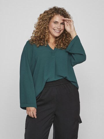 EVOKED Blouse 'Sala' in Groen: voorkant