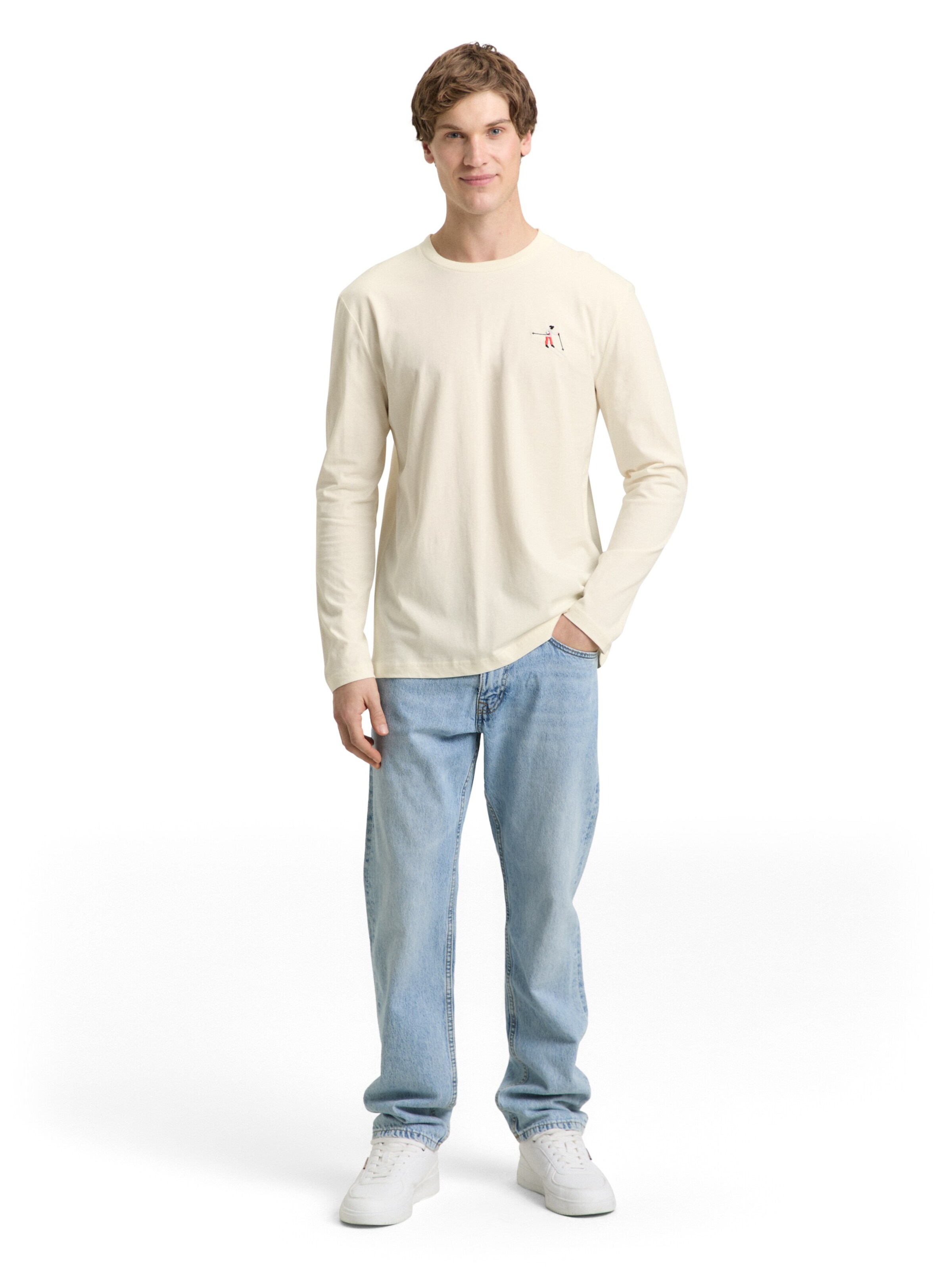 TOM TAILOR DENIM Shirt in Beige