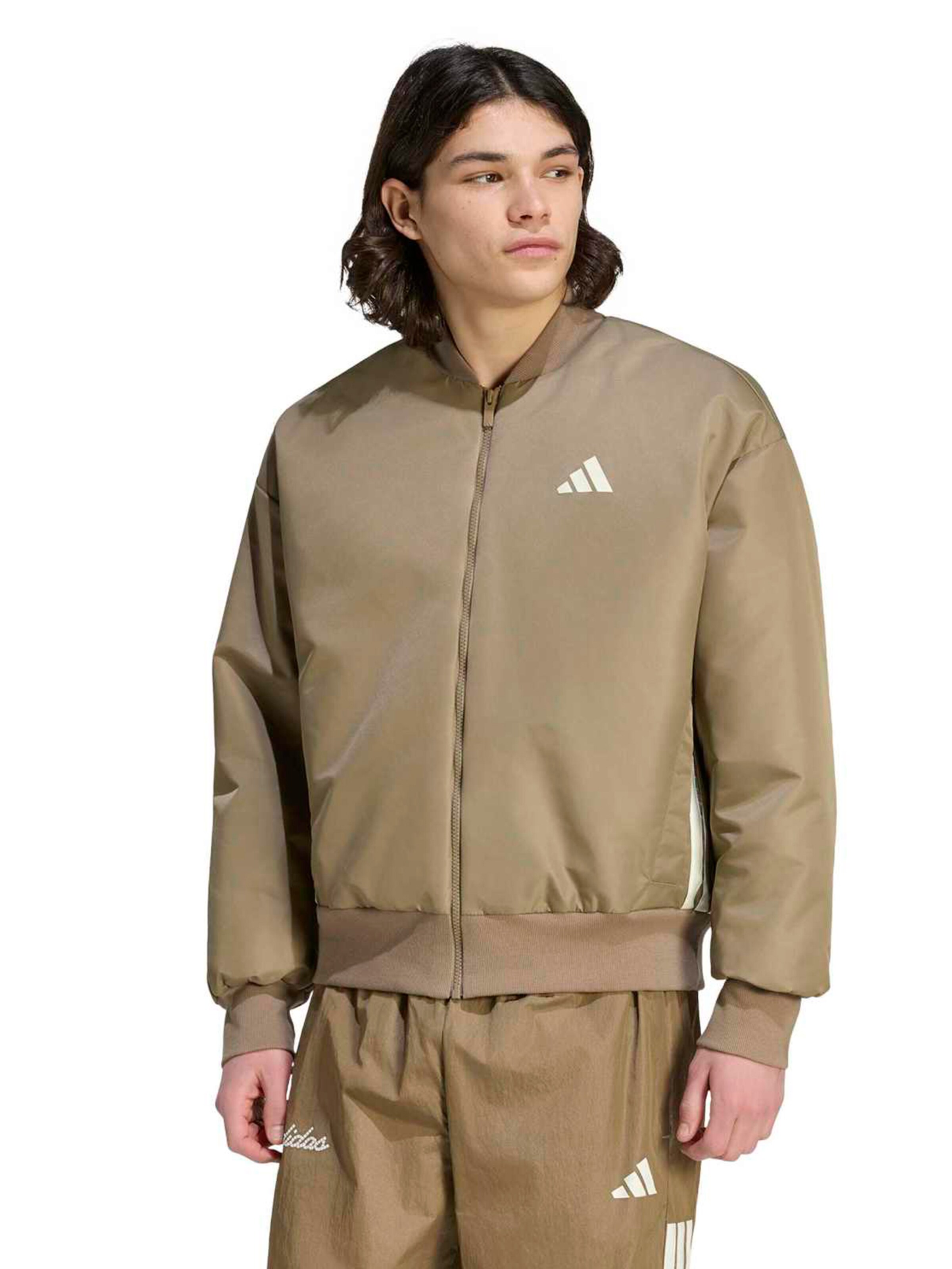 ADIDAS SPORTSWEAR Αθλητικό μπουφάν 'STADIUM' σε πράσινο: μπροστά