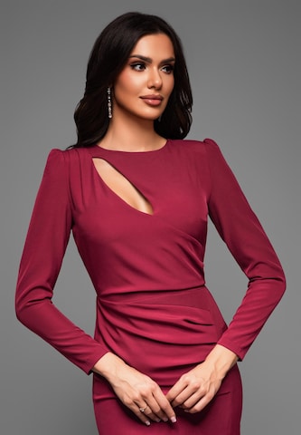 Ombre Abendkleid in Rot