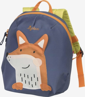 SIGIKID Backpack 'Minirucksack mit Tiermotiv' in Blue: front