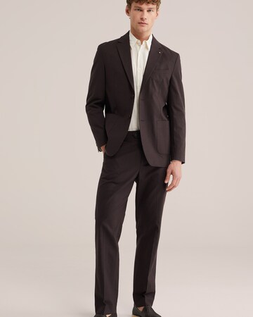 WE Fashion Обычный Брюки-чинос в Коричневый