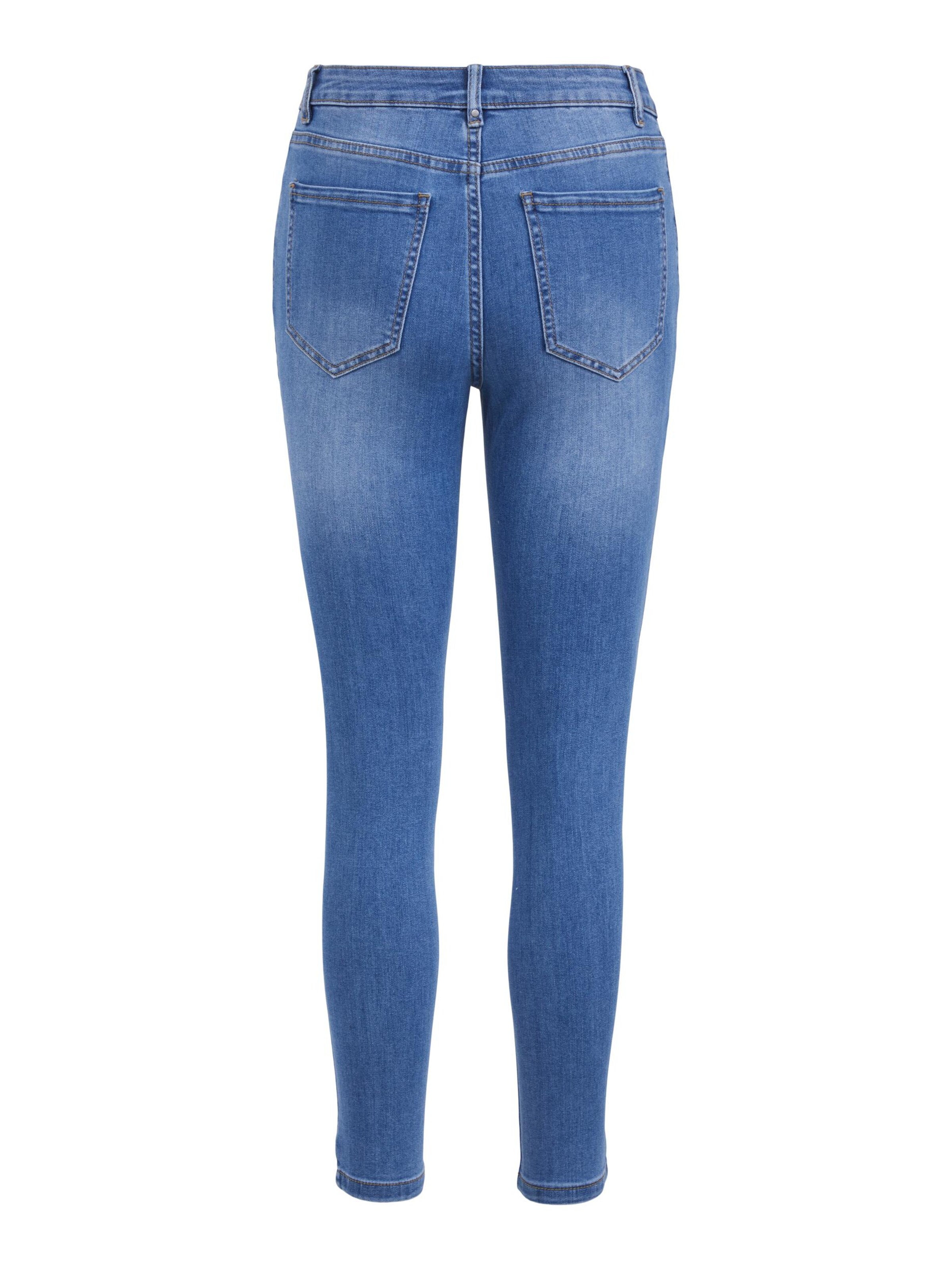 VILA Скинни Джинсы в Синий