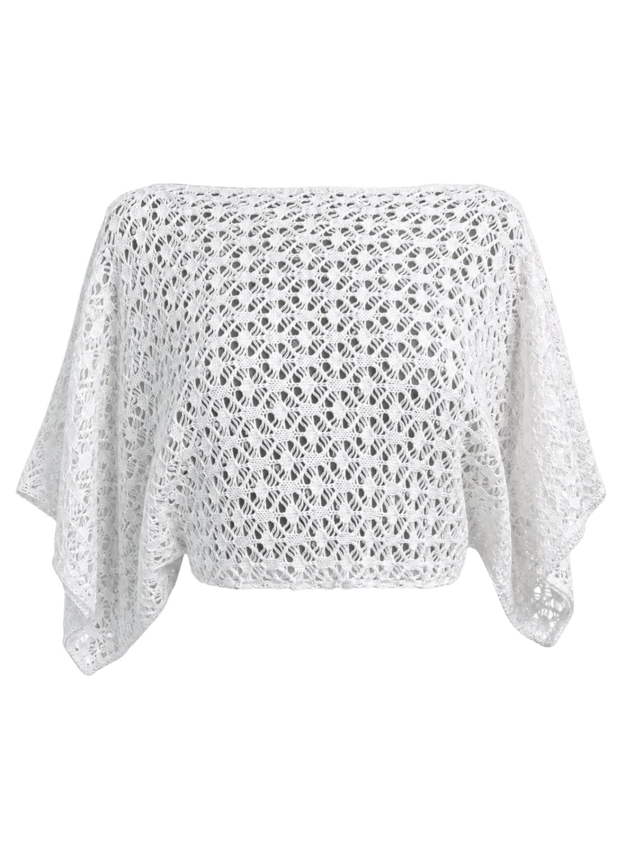 Süel knitwear Sticktop 'Spider' i hvid: forside